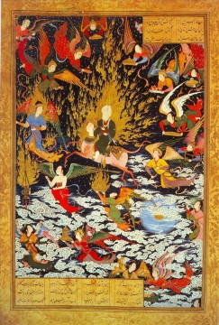 Miraj by Sultan Muhammad religious Islam Oil Paintings